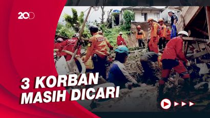 Longsor di Bogor Timbun 8 Orang, 1 Ditemukan Tewas