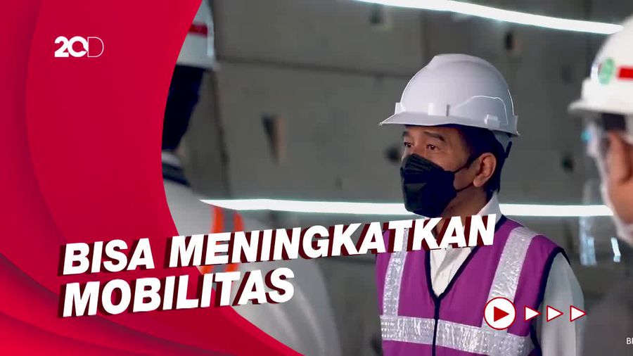 Jokowi Tinjau Proyek Kereta Cepat Jakarta-Bandung: Progresnya 88,8%