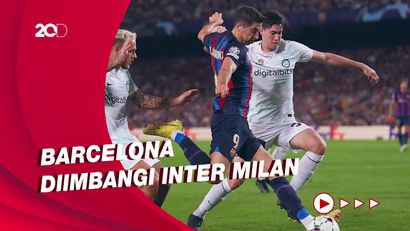 Lewandowski 2 Kali Selamatkan Barcelona dari Kekalahan