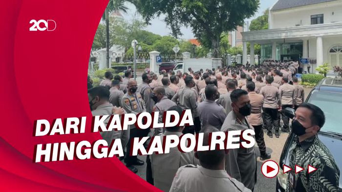 Pejabat Polri Tiba di Istana, Siap Menghadap Presiden Jokowi