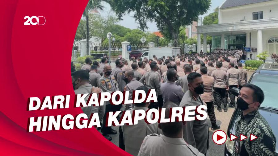 Pejabat Polri Tiba di Istana, Siap Menghadap Presiden Jokowi
