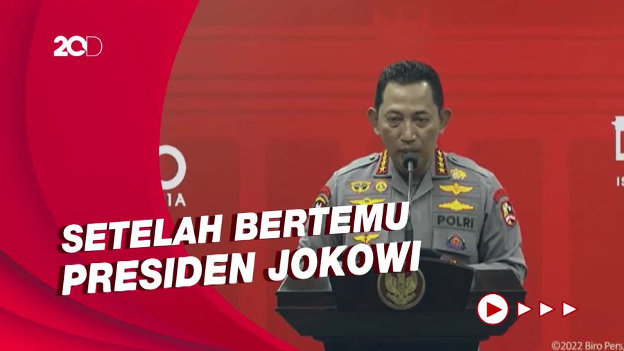 Kapolri Bicara di Istana Kepresidenan