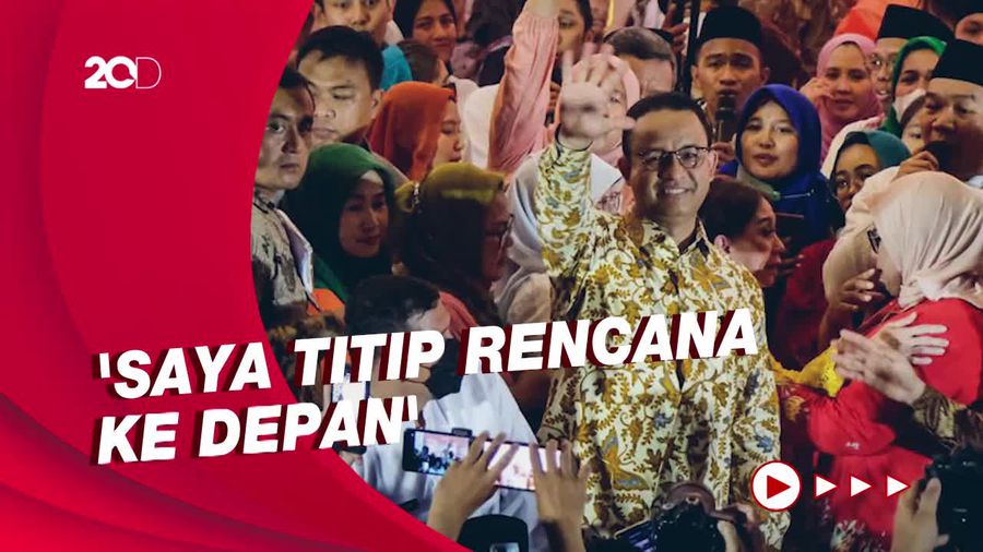 Anies: Peran Saya untuk Bangun Jakarta Secara Langsung Berhenti di Sini