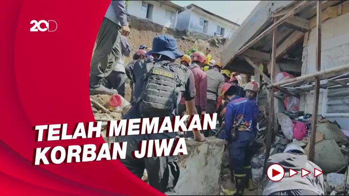 Kondisi Terkini Longsor di Bogor