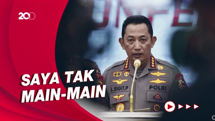 Kapolri: Siapapun Terlibat Narkoba Saya Tak Peduli Pangkat akan Saya Tindak!