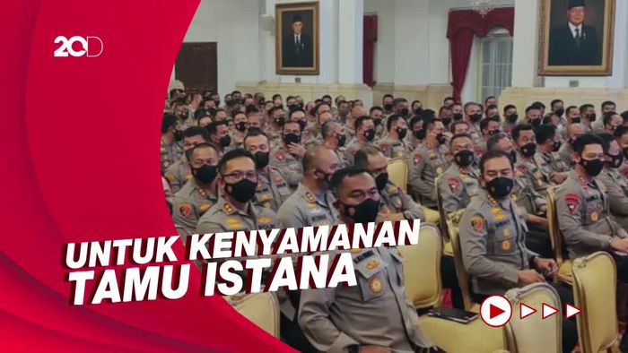 Istana Ungkap Alasan Pejabat Polri Tak Bawa Tongkat-HP Saat Hadap Jokowi