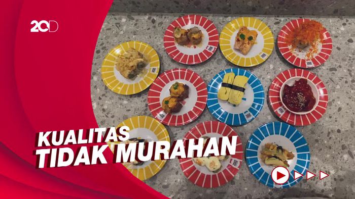Murah Meriah! Makan Sushi di Mal Mulai Rp 10 Ribu per Piring