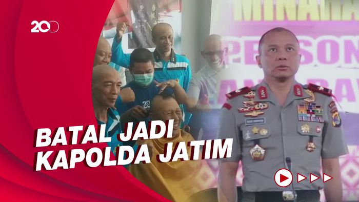 Teman Lawas Sudah Cukur Gundul, Teddy Minahasa Batal Jadi Kapolda Jatim