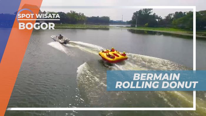Uji Nyali, Seru-seruan Bermain Rolling Donut yang Menantang, Bogor