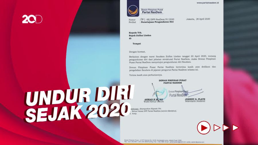 Isi Surat Penonaktifan Vs Surat Pengunduran Diri Zulfan Lindan