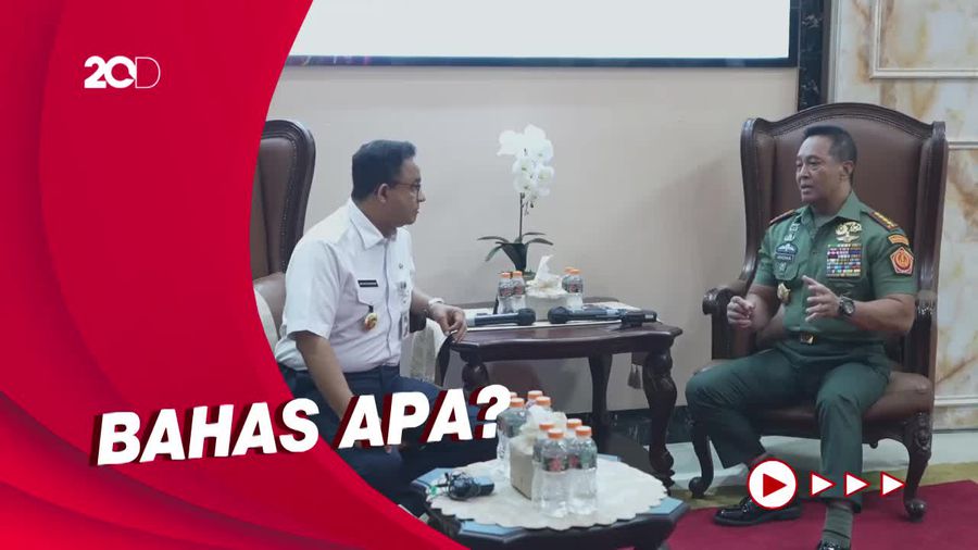 Momen Keakraban Anies Bertemu Panglima di Mabes TNI
