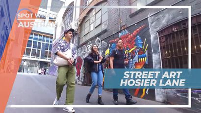 Hosier Lane yang Penuh dengan Seni Mural, Australia