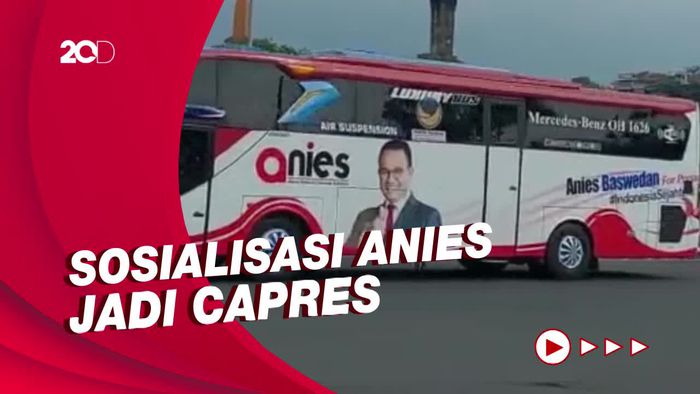 Heboh Bus Berlogo Anies dari Relawan, NasDem: Bagus, Positif