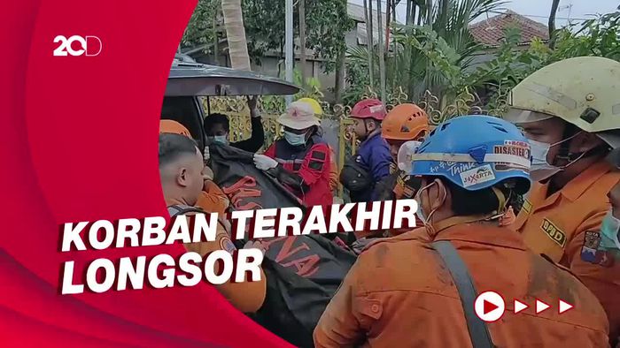 1 Korban Terakhir Longsor di Bogor Ditemukan
