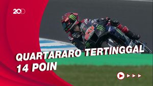 Quartararo Serahkan Puncak Klasemen MotoGP 2022 ke Bagnaia