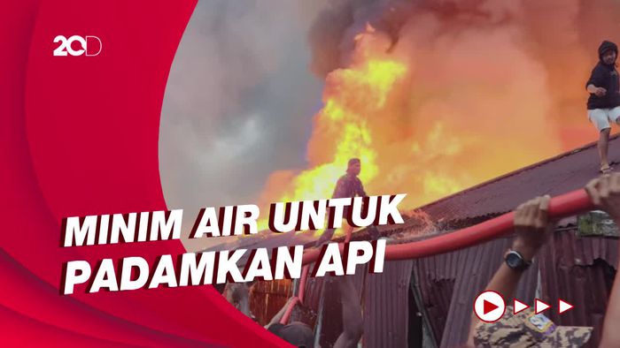 Kebakaran hebat di Asmat Papua, 200 Rumah Hangus Terbakar
