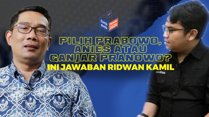 Pilih Prabowo, Anies atau Ganjar Pranowo? Ini Jawaban Ridwan Kamil