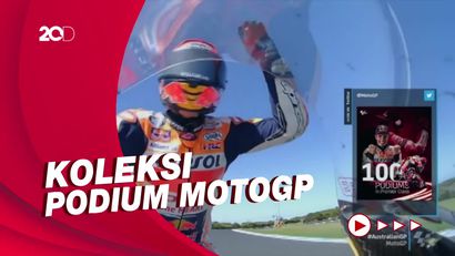 Marc Marquez Genap 100 Podium!