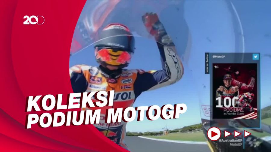 Marc Marquez Genap 100 Podium!