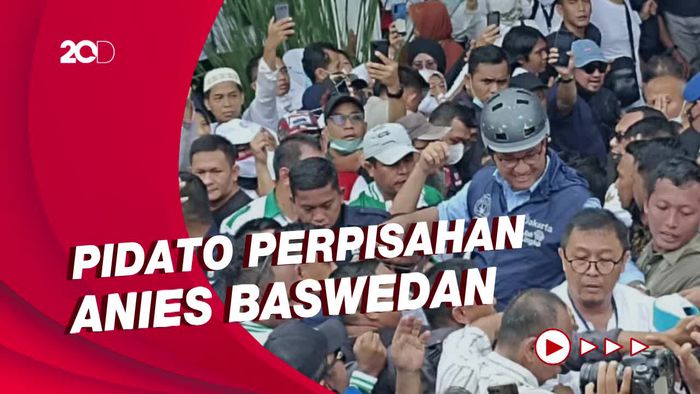 Pidato Lengkap Perpisahan Anies Baswedan-Riza Patria
