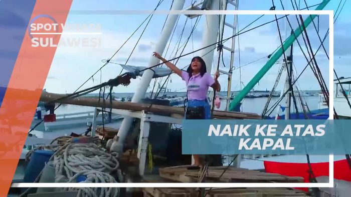 Menikmati Keindahan Panorama Pantai dari Atas Kapal, Sulawesi Selatan
