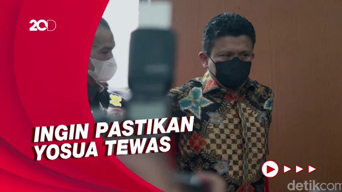 JPU Ungkap Ferdy Sambo Tembak Kepala Belakang Yosua hingga Tembus