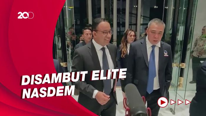 Pakai Jas, Anies Hadiri NasDem Memanggil untuk Pemilu 2024