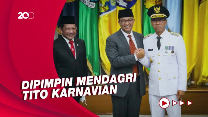 Momen Pelantikan Heru Budi Hartono Jadi Pj Gubernur DKI Jakarta 