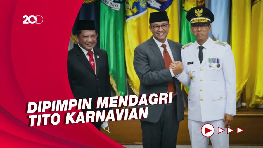 Momen Pelantikan Heru Budi Hartono Jadi Pj Gubernur DKI Jakarta 