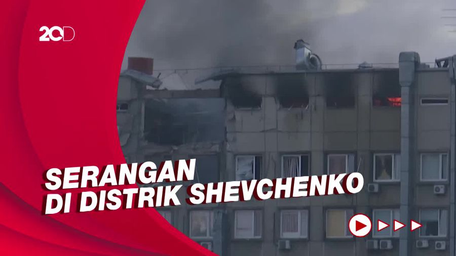 Drone Kamikaze Rusia Kembali Hantam Kiev