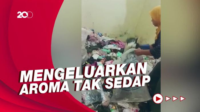 Kamar Kos Gadis di Karawang Dipenuhi Sampah Sampai 30 Karung