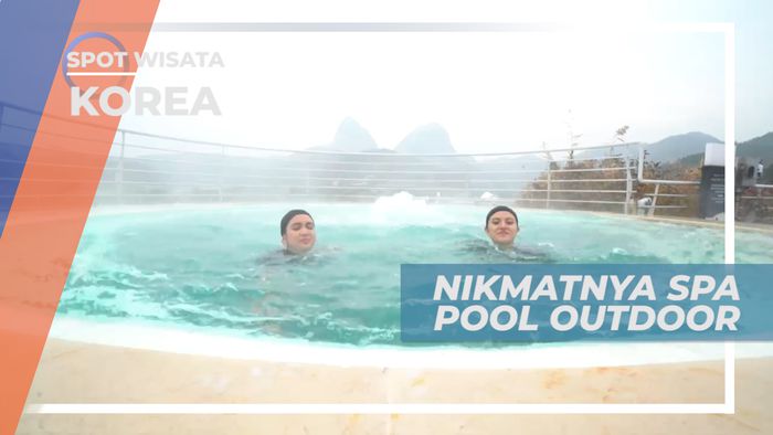 Bersantai Menikmati Nyamannya Berendam Air Hangat di Kolam Outdoor, Korea Selatan