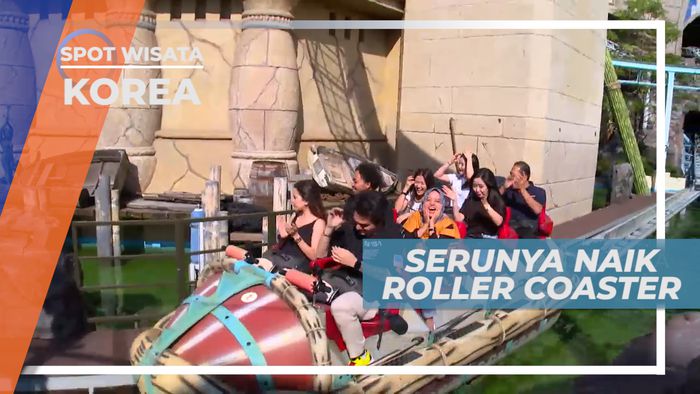 Pacu Adrenalin Mencoba Wahana Roller Coaster yang Seru, Korea Selatan
