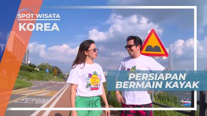 Bersiap Bermain Kayak, Menyusuri Indahnya Sungai Tengah Kota, Korea Selatan