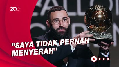 Raih Ballon dOr 2022, Benzema: Ini Adalah Impian Masa Kecil Saya!