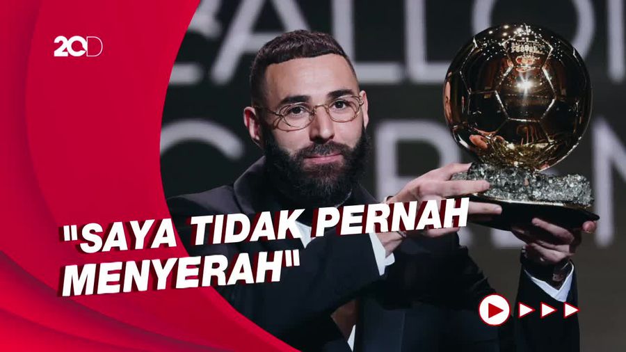 Raih Ballon dOr 2022, Benzema: Ini Adalah Impian Masa Kecil Saya!