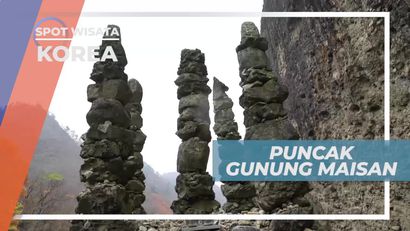 Menikmati Panorama Keindahan Alam Dari Puncak Gunung Maisan Korea Selatan