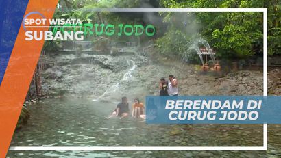 Curug Jodo, Bersantai Menikmati Nyamannya Berendam Air Hangat Alami, Subang