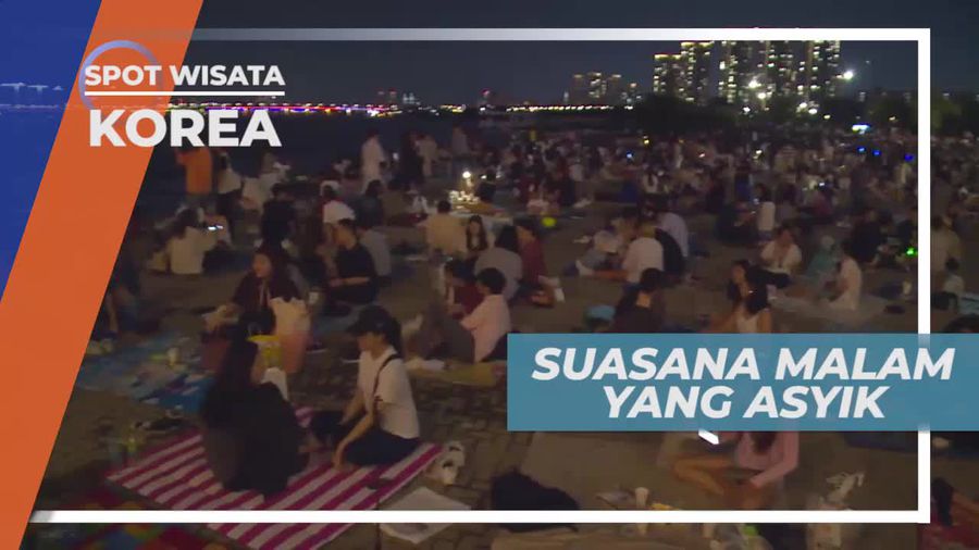 Mencicipi Street Food di Banpo Night Market Seoul Korea Selatan