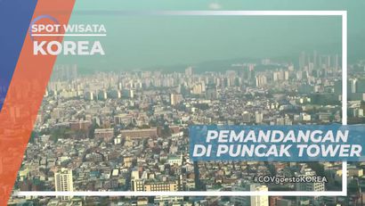 Panorama Keindahan Alam Dari Puncak 83 Tower, Daegu Korea Selatan