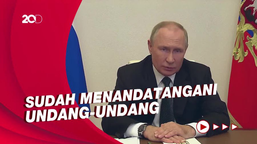 Putin Umumkan Darurat Militer di 4 Wilayah Ukraina yang Dicaplok Rusia