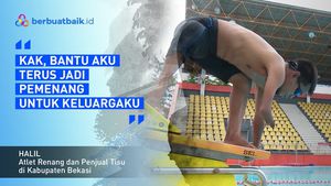 Halil, Atlet Renang Disabilitas Berjuang Hidup dari Berjualan Tisu