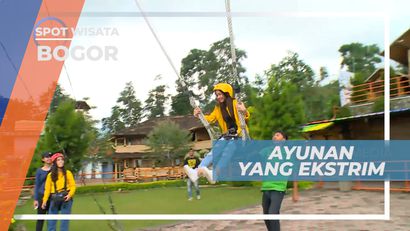 Sensasi Mendebarkan Mencoba Wahana Ayunan yang Ekstrim, Bogor
