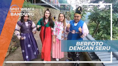Cekrak-cekrek Berfoto Ria di Spot Unik di Taman Wisata, Bandung