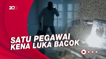 Rampok Santroni Bank Syariah Metro Madani Lampung, 1 Pegawai Terluka
