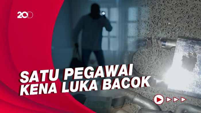 Rampok Santroni Bank Syariah Metro Madani Lampung, 1 Pegawai Terluka