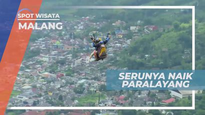 Memacu Adrenalin Naik Paralayang di Gunung Banyak Kota Malang