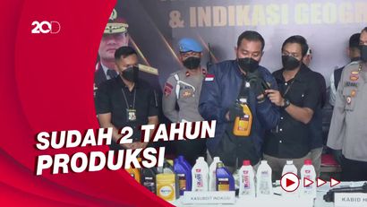 Polda Jateng Bongkar Gudang Pembuat Oli Palsu Beromzet Ratusan Juta!