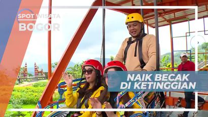 Naik Becak di Ketinggian, Wahana Seru di Kota Bogor