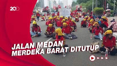 Ada Demo Buruh, Hindari Jalan Medan Merdeka Barat!